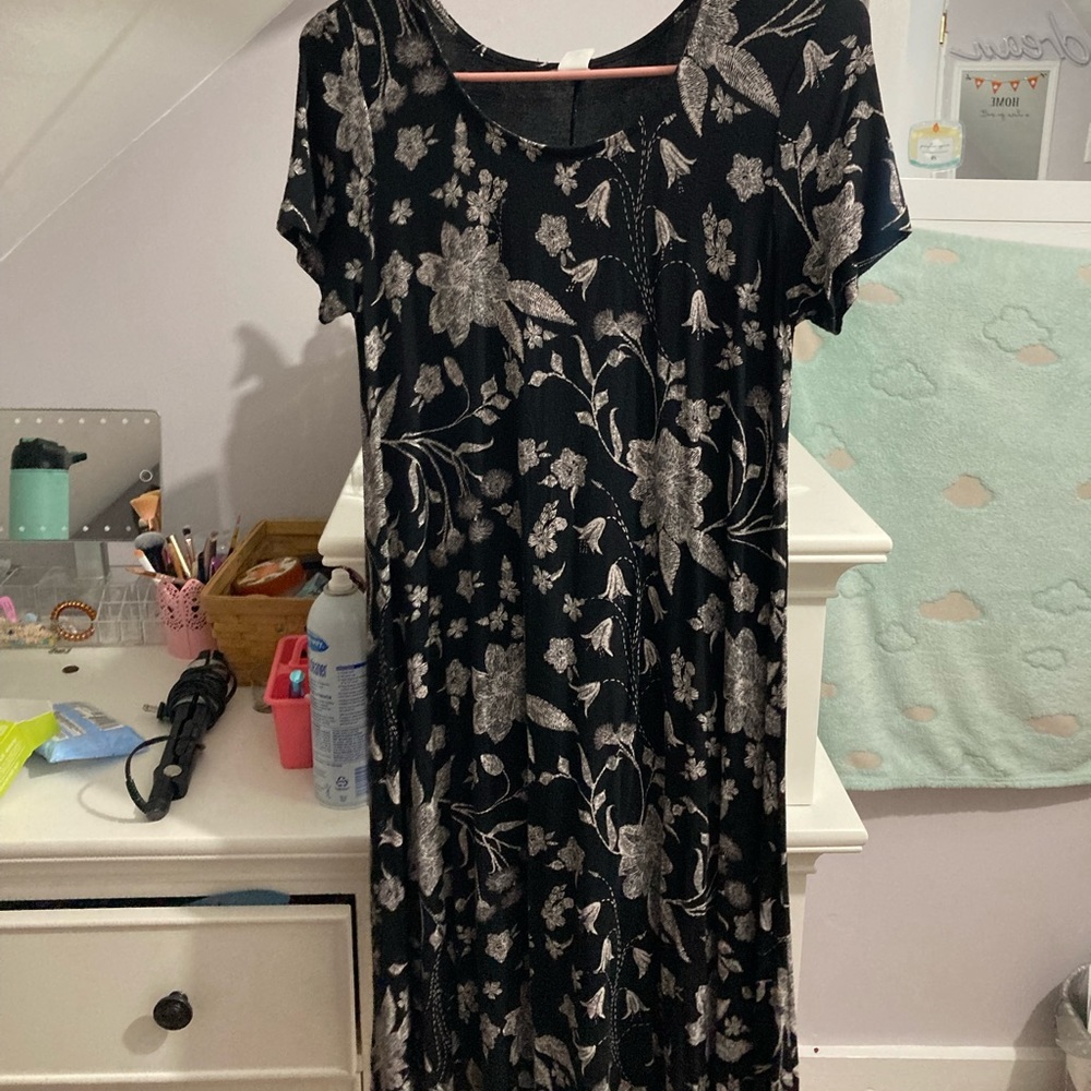Black flower dress from Old navy
